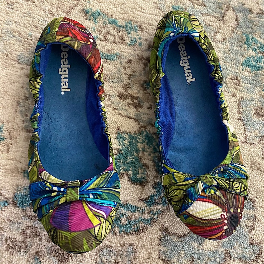 Desigual canvas ballet flats - 6.5 women’s